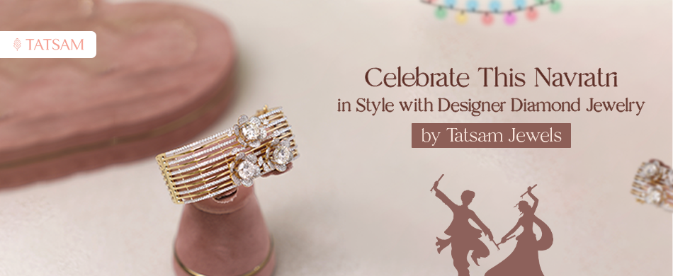 Celebrate This Navratri in Style with Designer Diamond Jewelry by Tatsam Jewels