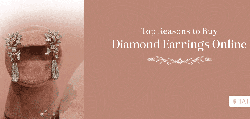 Buy diamond earrings online Surat