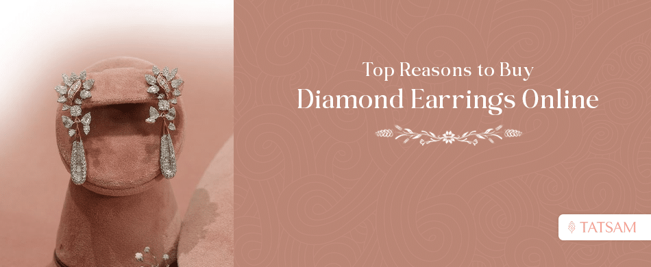 Buy diamond earrings online Surat