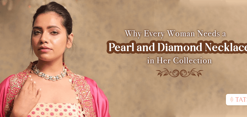 Pearl and Diamond Necklace in Surat