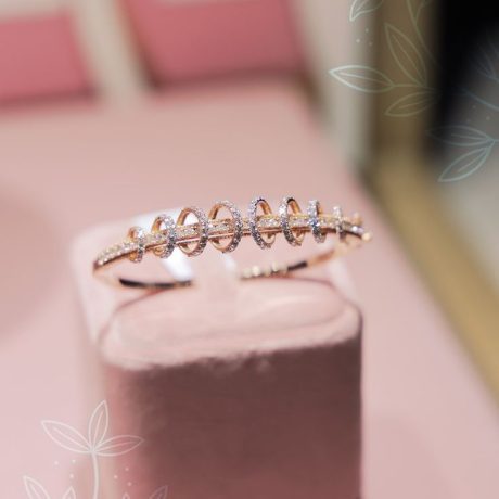 Eternal Spiral Diamond Bracelet